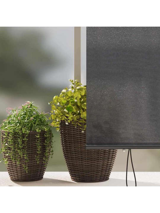 Āra ruļļu žalūzija striped antracīta 200 x 250 cm audums