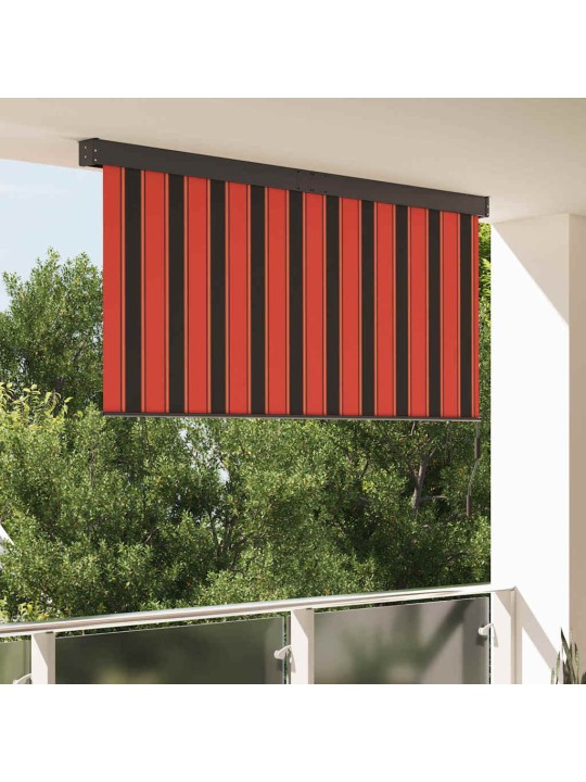 Āra ruļļu žalūzija striped oranža un brūna 220 x 250 cm audums