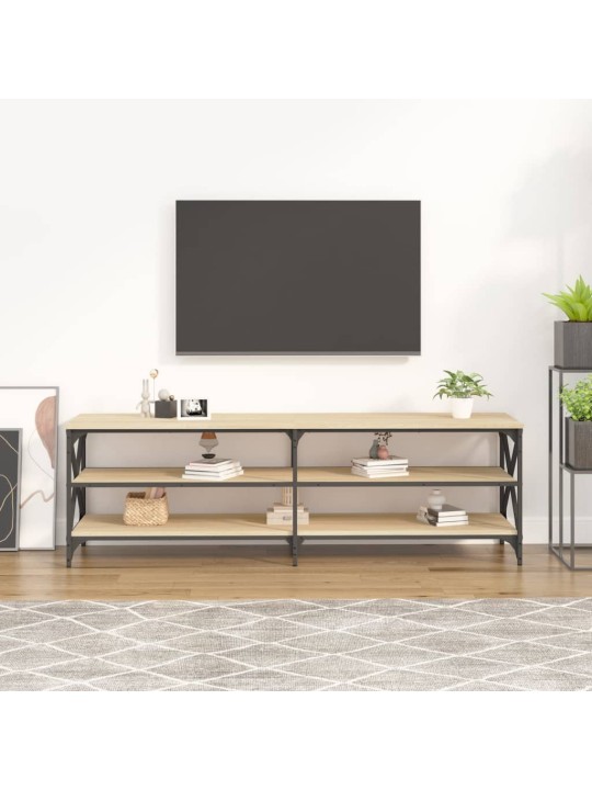 Tv skapītis, 160x40x50 cm, inženierijas koks, ozolkoka krāsa