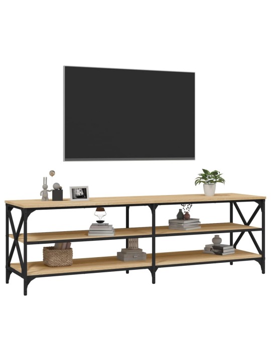 Tv skapītis, 160x40x50 cm, inženierijas koks, ozolkoka krāsa