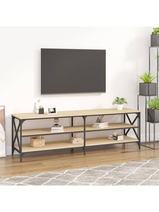 Tv skapītis, 160x40x50 cm, inženierijas koks, ozolkoka krāsa