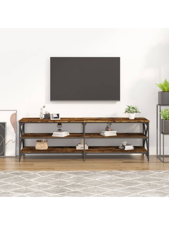 Tv skapītis, 160x40x50 cm, inženierijas koks, ozolkoka krāsa