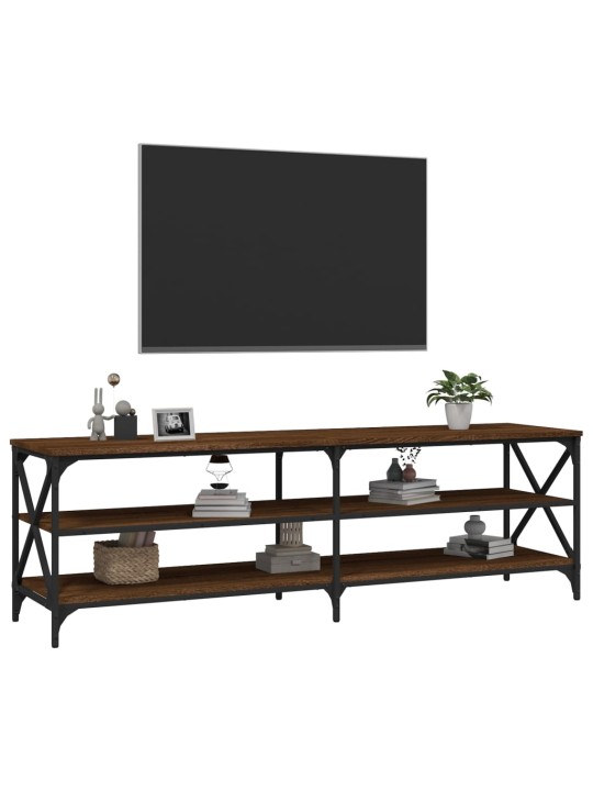 Tv skapītis, 160x40x50 cm, inženierijas koks, ozolkoka krāsa