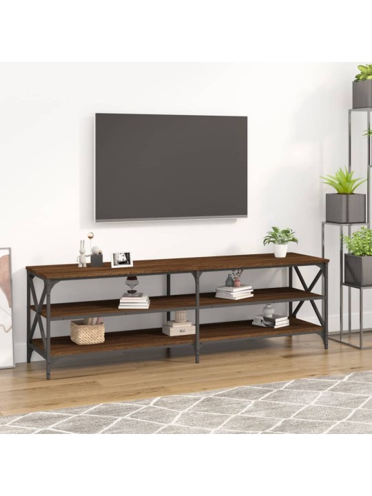 Tv skapītis, 160x40x50 cm, inženierijas koks, ozolkoka krāsa