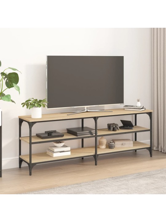 Tv skapītis, 140x30x50 cm, inženierijas koks, ozolkoka krāsa