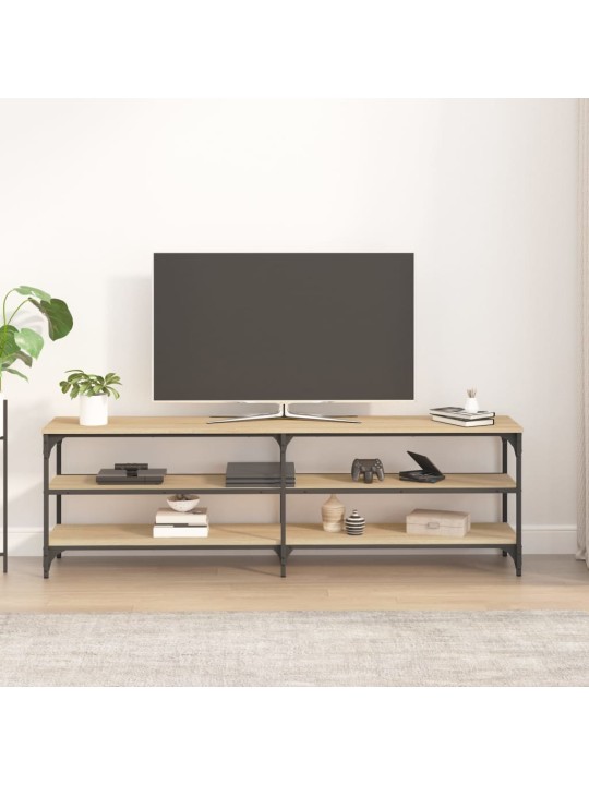 Tv skapītis, ozolkoka krāsa, 160x30x50 cm, inženierijas koks