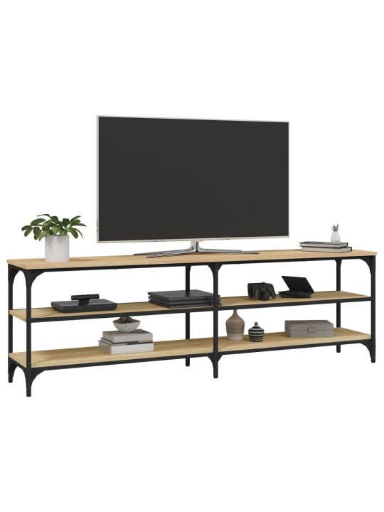 Tv skapītis, ozolkoka krāsa, 160x30x50 cm, inženierijas koks