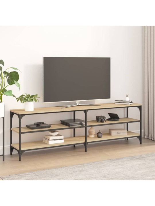 Tv skapītis, ozolkoka krāsa, 160x30x50 cm, inženierijas koks