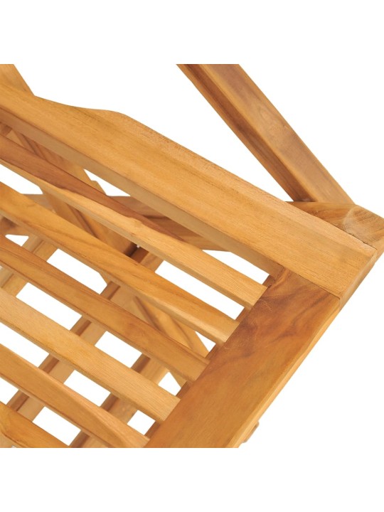 Piecdaļīgs dārza mēbeļu komplekts, masīvs tīkkoks