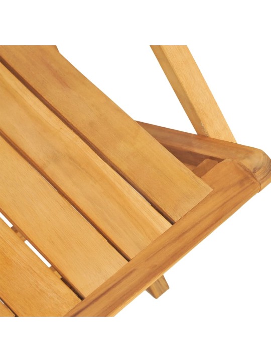 Piecdaļīgs dārza mēbeļu komplekts, masīvs tīkkoks