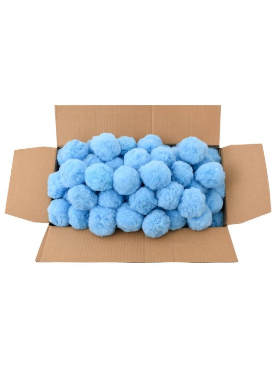 Antibakteriālas filtra bumbas, zilas, 2100 g, polietilēns