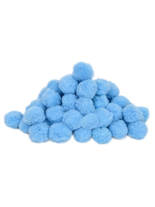 Antibakteriālas filtra bumbas, zilas, 2100 g, polietilēns
