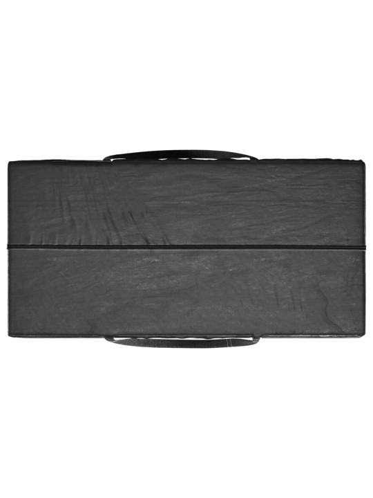 Dārza spilvenu somas, 2 gab., 150x75x75 cm, PE, melnas