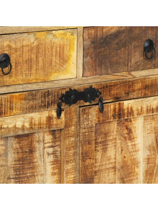 augstais skapītis, 100x40x175 cm, neapstrādāts mango masīvkoks