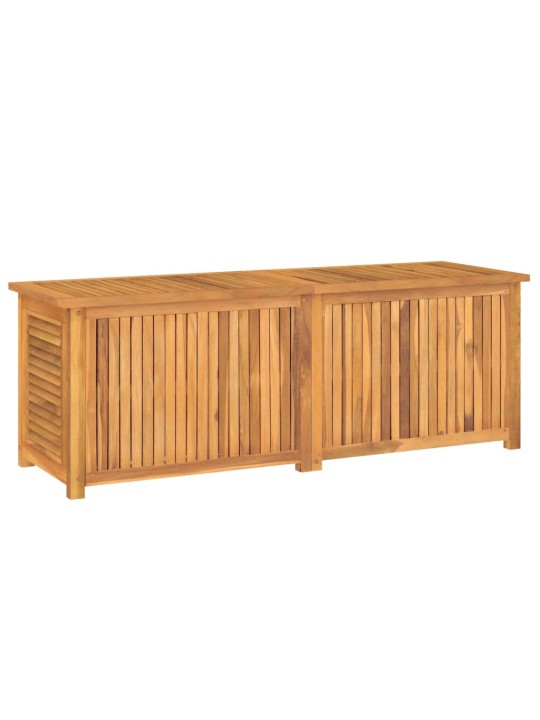 Dārza uzglabāšanas kaste ar maisu, 150x50x55 cm, masīvs tīkkoks