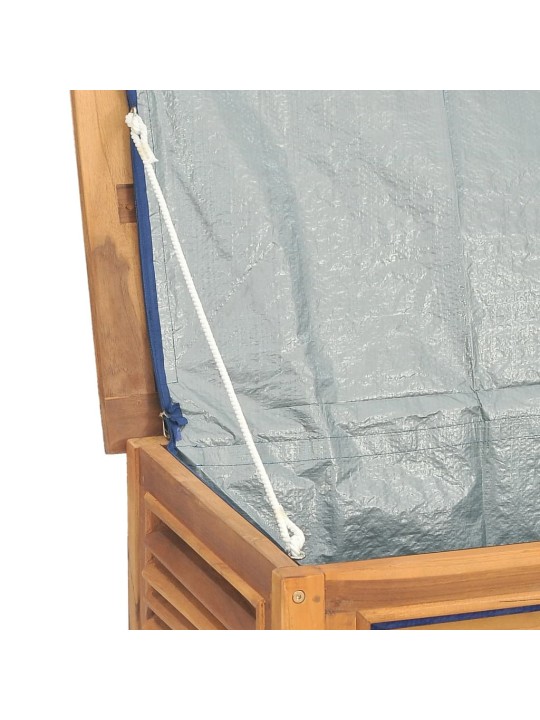 Dārza uzglabāšanas kaste ar maisu, 150x50x55 cm, masīvs tīkkoks