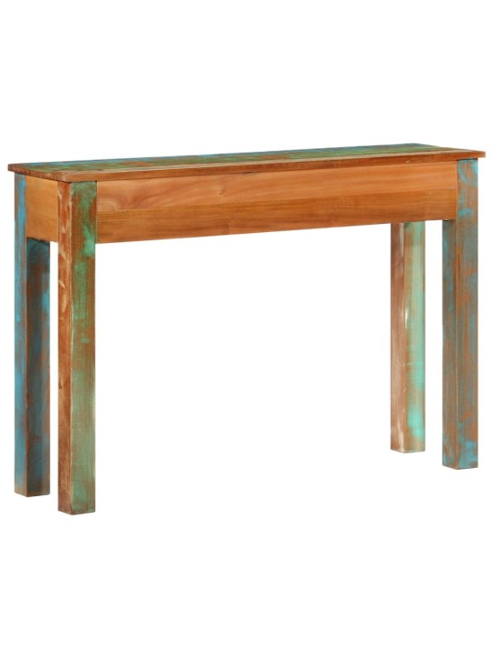 Konsoles galdiņš, 110x30x75 cm, pārstrādāts masīvkoks