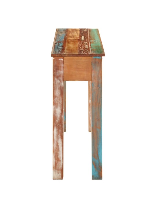 Konsoles galdiņš, 110x30x75 cm, pārstrādāts masīvkoks