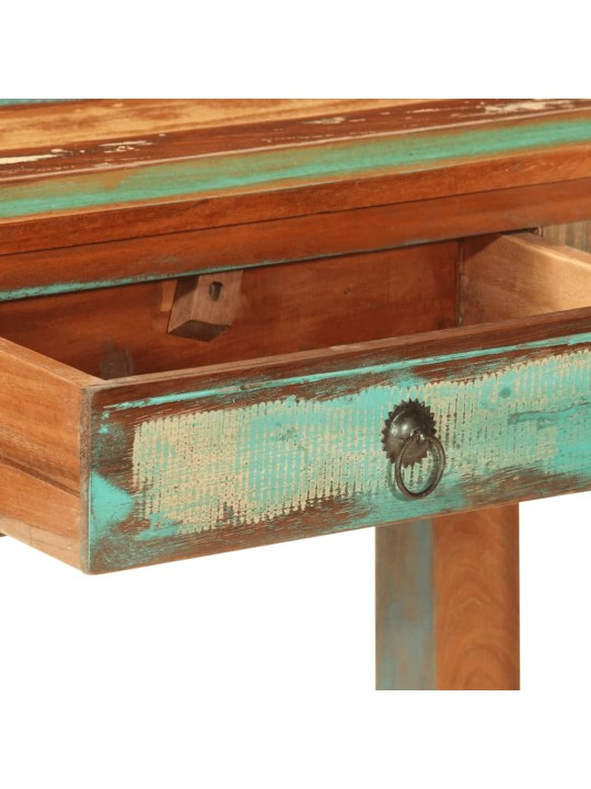 Konsoles galdiņš, 110x30x75 cm, pārstrādāts masīvkoks
