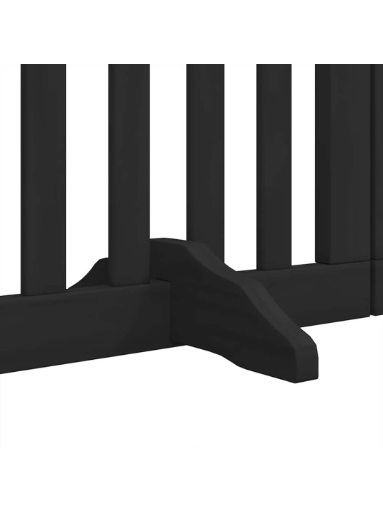 Suņu vārti ar durvīm, salokāmi, 12 paneļi, 600 cm, papeles koks