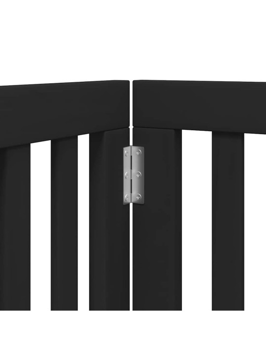 Suņu vārti ar durvīm, salokāmi, 12 paneļi, 600 cm, papeles koks