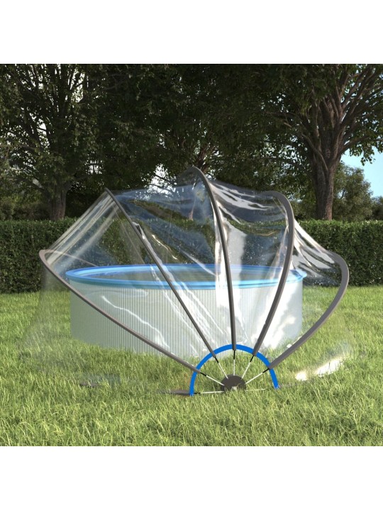 Baseina kupols, apaļš, 406x203 cm, pvc