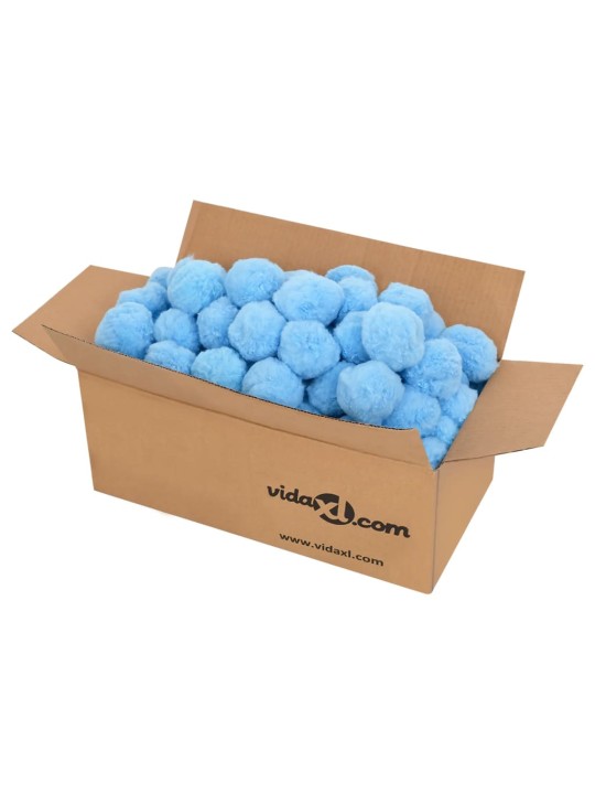 Antibakteriālas baseina filtra bumbas, zilas, 700g, polietilēns