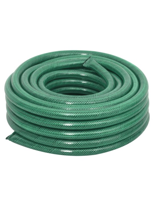 Dārza šļūtene ar savienojumiem, zaļa, 0,75", 10 m, PVC
