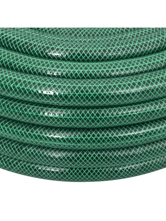 Dārza šļūtene ar savienojumiem, zaļa, 0,75", 10 m, PVC