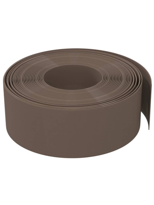 Dārza apmales, 2 gab., 10 m, 20 cm, polietilēns, brūnas