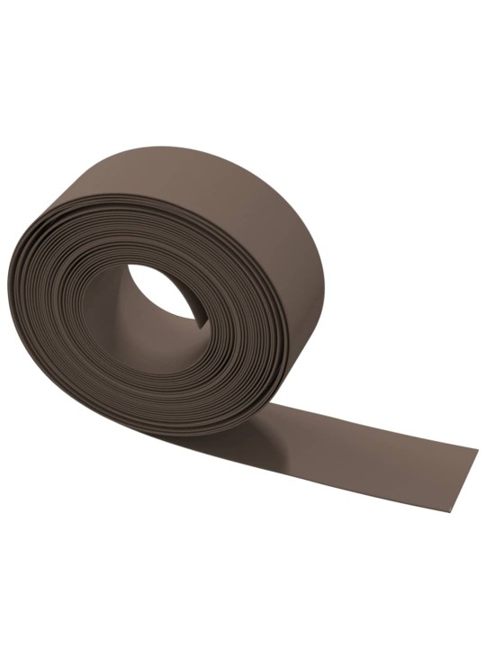 Dārza apmales, 2 gab., 10 m, 20 cm, polietilēns, brūnas