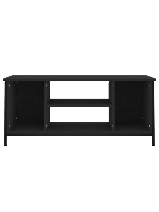 Tv skapītis, melns, 102x35x45 cm, inženierijas koks