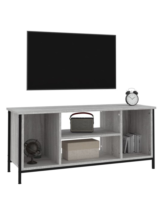 Tv skapītis, 102x35x45 cm, inženierijas koks, pelēka ozolkoka