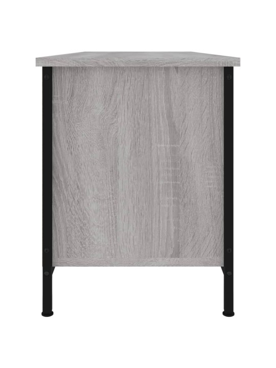 Tv skapītis, 102x35x45 cm, inženierijas koks, pelēka ozolkoka