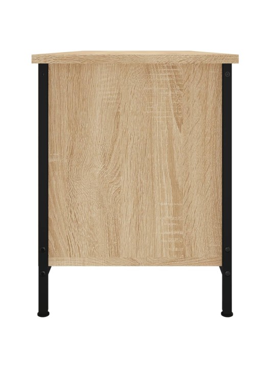 Tv skapītis ar durvīm, ozola, 102x35x45 cm, inženierijas koks