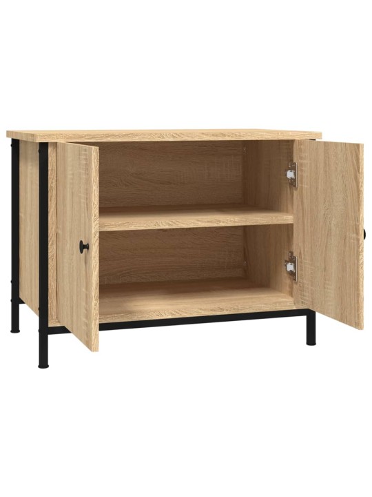 Tv skapītis ar durvīm, ozola, 60x35x45 cm, inženierijas koks
