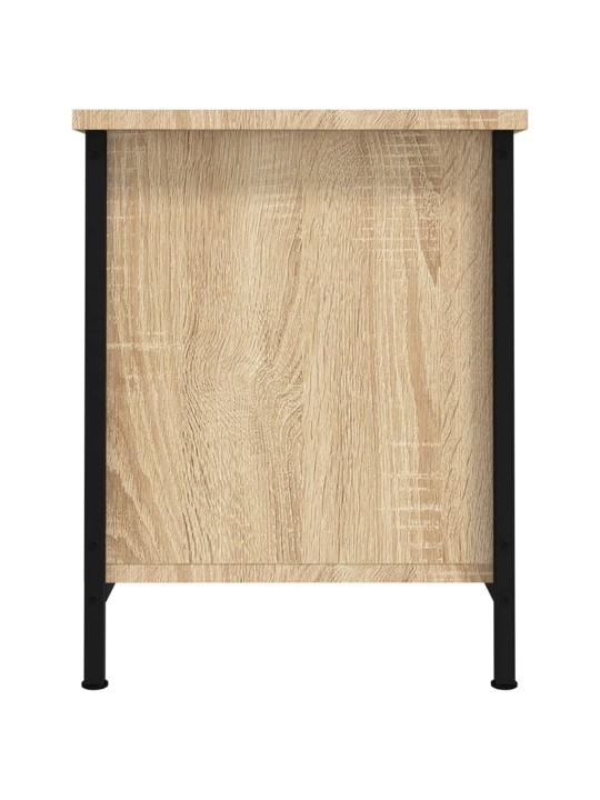 Tv skapītis ar durvīm, ozola, 60x35x45 cm, inženierijas koks