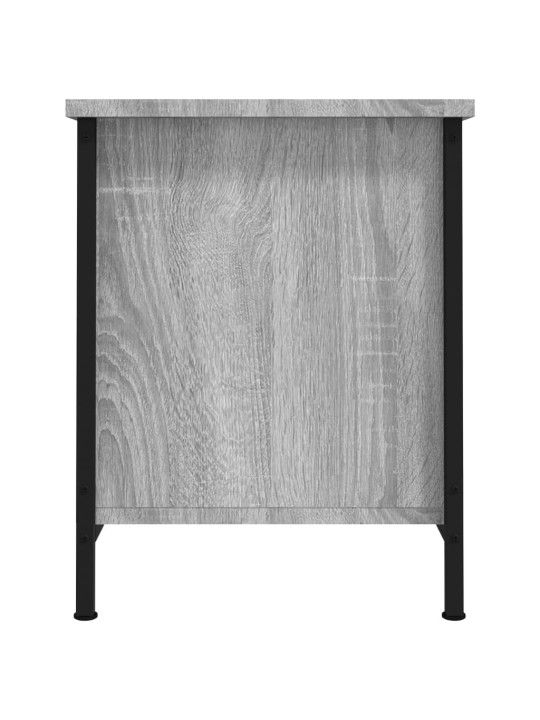 Tv skapītis ar durvīm, 60x35x45 cm, inženierijas koks, pelēks