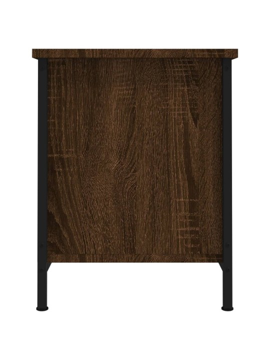 Tv skapītis ar durvīm, ozola, 60x35x45 cm, inženierijas koks