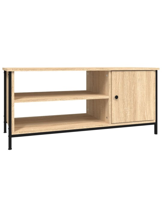 Tv skapītis, ozolkoka krāsa, 100x40x45 cm, inženierijas koks