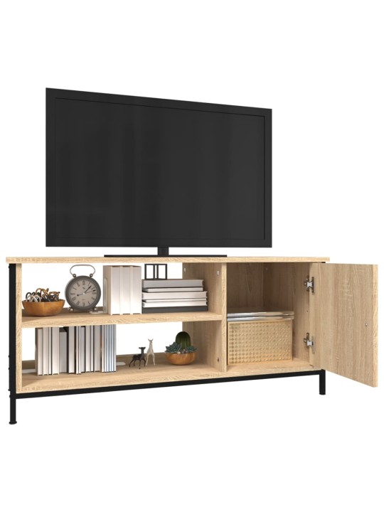 Tv skapītis, ozolkoka krāsa, 100x40x45 cm, inženierijas koks