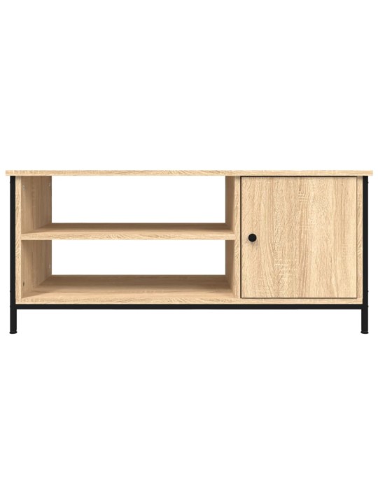 Tv skapītis, ozolkoka krāsa, 100x40x45 cm, inženierijas koks