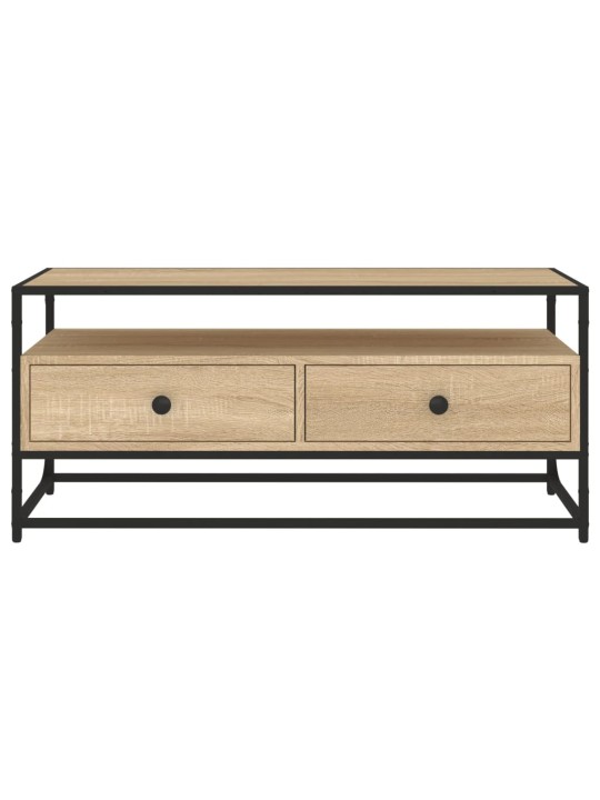 Tv plaukts, 100x35x45 cm, inženierijas koks, ozolkoka krāsa