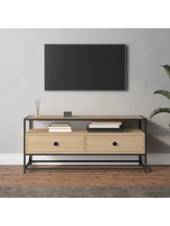Tv plaukts, 100x35x45 cm, inženierijas koks, ozolkoka krāsa