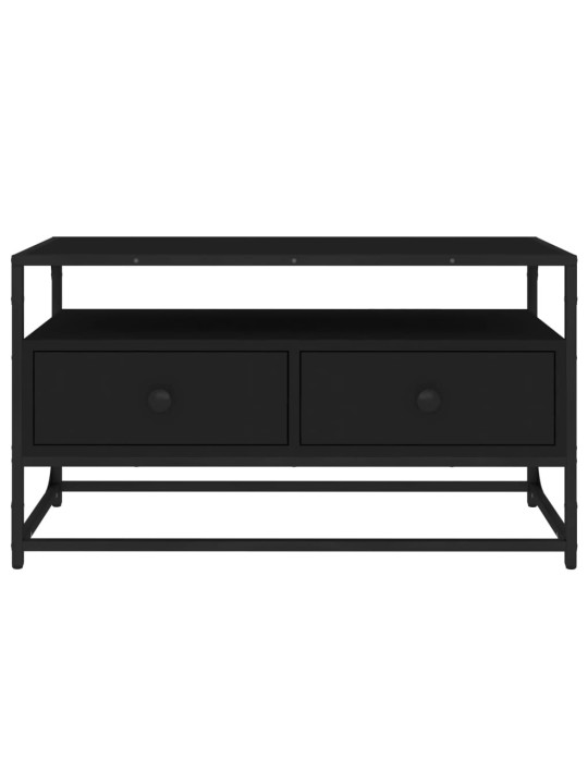 Apavu plaukts, 80x35x45 cm, inženierijas koks, melns