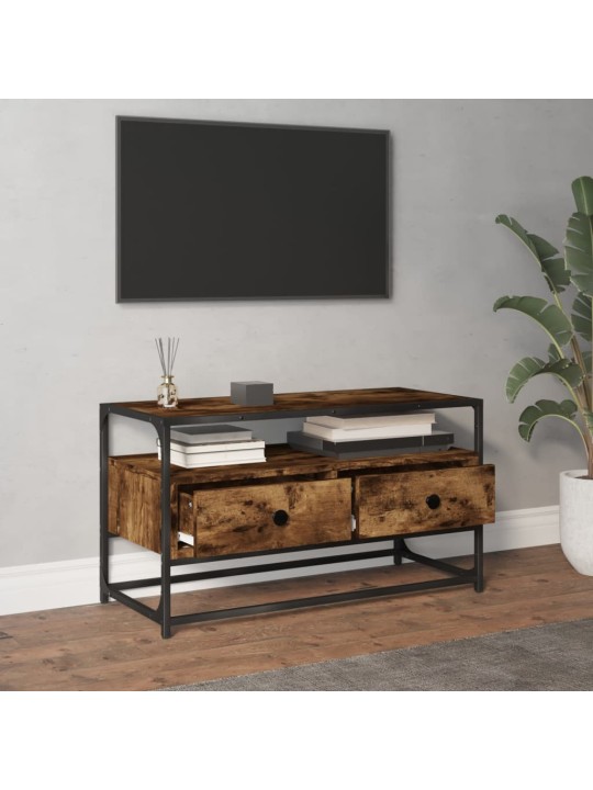 Tv skapītis, sonomas ozolkoka, 80x35x45 cm, inženierijas koks