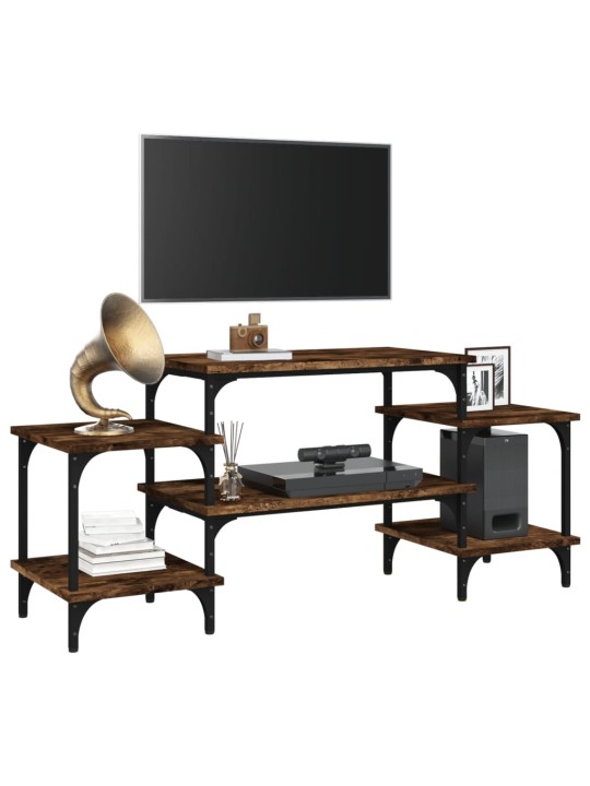 Tv skapītis, ozolkoka krāsa, 117x35x52 cm, inženierijas koks