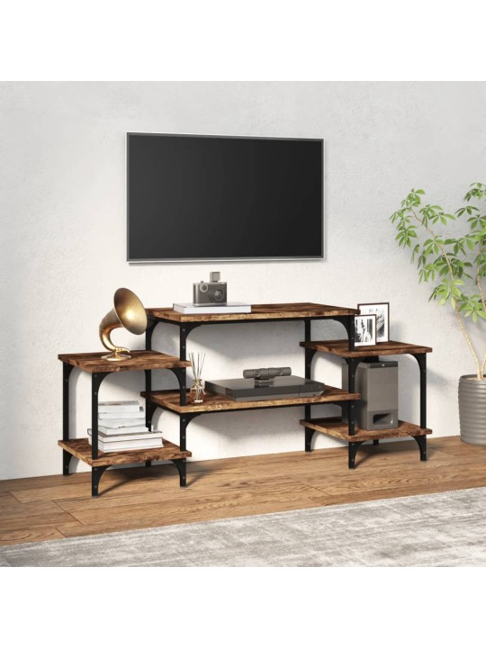 Tv skapītis, ozolkoka krāsa, 117x35x52 cm, inženierijas koks
