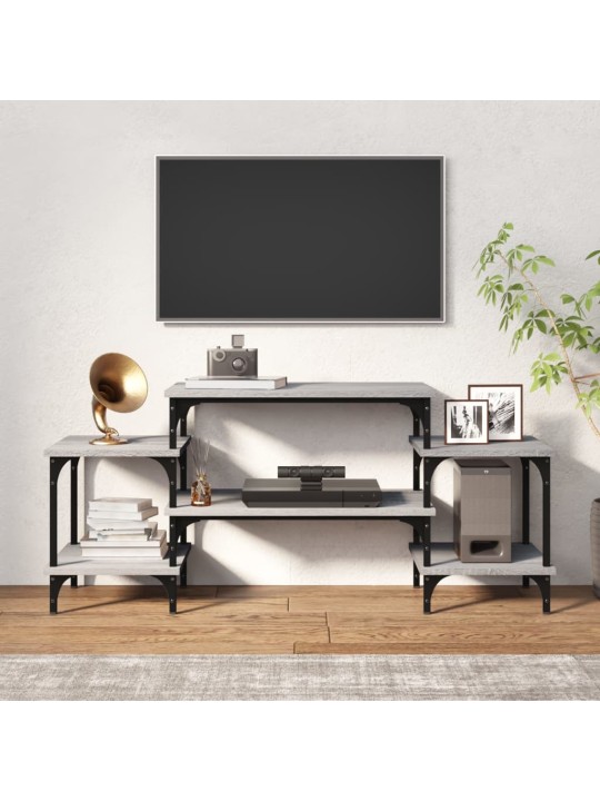 Tv skapītis, pelēks, 117x35x52 cm, inženierijas koks