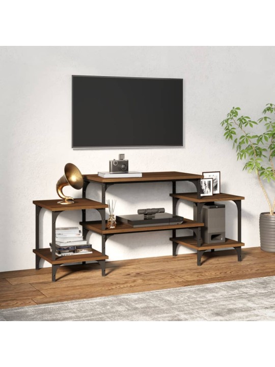 Tv skapītis, ozolkoka krāsa, 117x35x52 cm, inženierijas koks